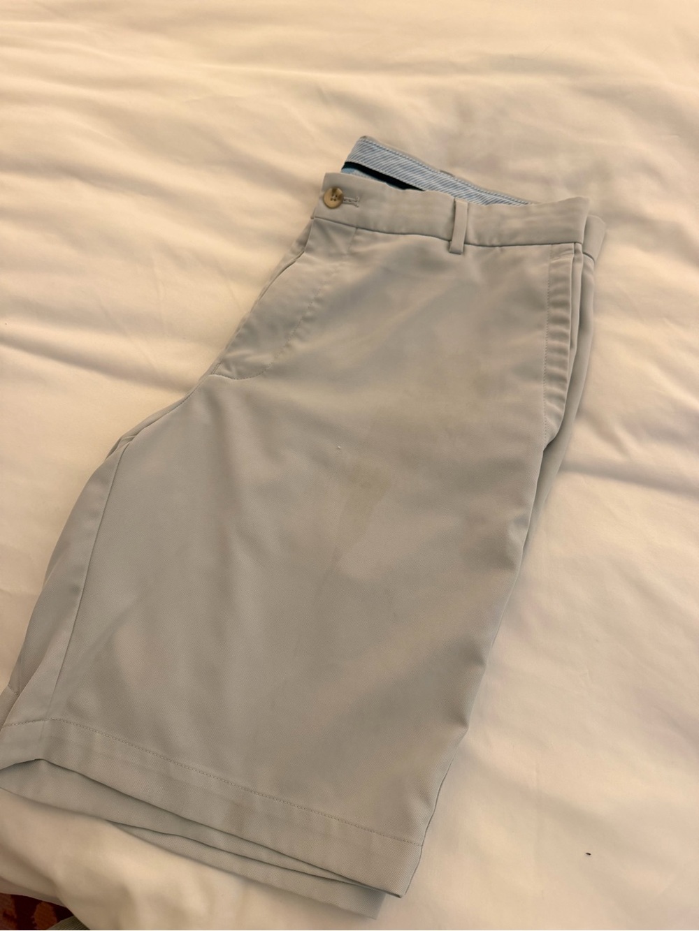 Light grey Peter millar shorts